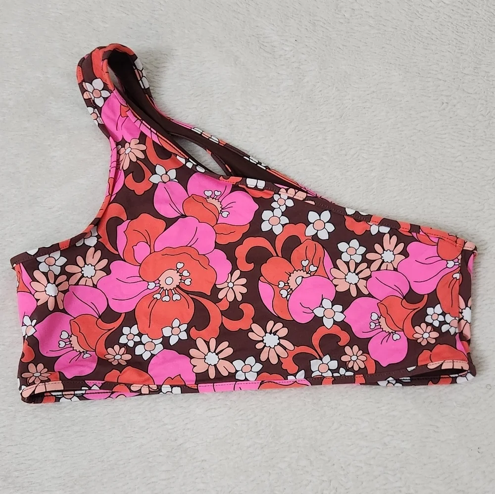 New!Frankie's Bikinis Sydney‎ One Shoulder Bikini Top